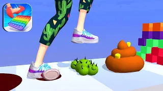 Tippy Toe Gameplay All Levels iOS,Android Walkthrough BIG UPDATE APK GAME New Levels 7DK8DKS