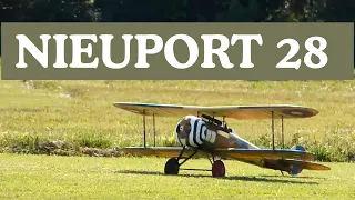 Balsa USA 1/4 Nieuport 28 at RDRC Drake Edwards Memorial Warbird Fly-In 2022