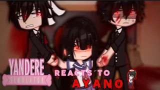 Yandere Simulator reacts to Ayano!/ Ayano x Budo/Ayano x Taro/Yandere Budo & Taro/ Read description!