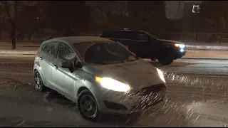 Colorado Springs, CO Snowy Mess Leaves Cars Stranded on Steep Roads - 12/28/2020