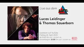 Leidinger Sauerborn Duo "Live from the LOFT": Five Pitches