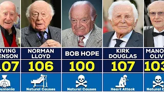 50 Legend Actors Who Lived Over 100 Years of Age | 2024 (Updated) #comparison @Datacomparison101