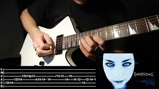 Evanescence - Going Under Solo Guitar Lesson + Tab