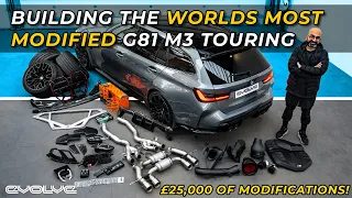 THE WORLDS MOST MODIFIED G81 M3 TOURING - FULL CSL BUILD START TO FINISH