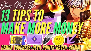 Obey Me! 13 TIPS TO GET MORE DEMON VOUCHERS, DEVIL POINTS, GRIMM AND RAVEN [Beginner Tips]