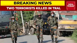 Two Terrorists Killed In Tral, South Kashmir | Breaking News