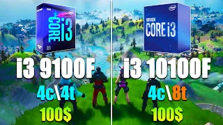 i3 10100F vs i3 9100F | 1x8GB RAM Test in 7 Games