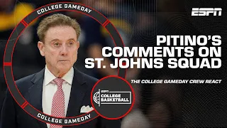 WE LACK TOUGHNESS! - Rick Pitino is seemingly FED UP with his St. John's Squad | College GameDay