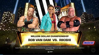 WWE 2K24 MILLION DOLLAR CHAMPIONSHIPROB VAN DAM VS. RIKISHI