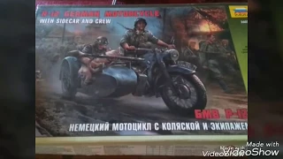 Bmw R-12 with sidecar 1/35 scale build (zvezda 3607)