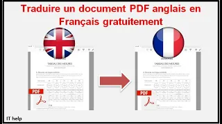 Traduire un document PDF anglais en Français gratuitement