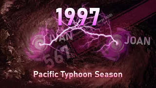 1997 Pacific Typhoon Season Animation