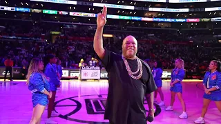 Xzibit's performance at the Los Angeles Clippers halftime show on 10/25/23