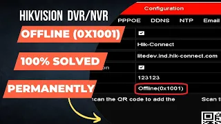 Solved Hikvision DVR Offline Issues | Hikvision DVR offline 0x1001| #cctv