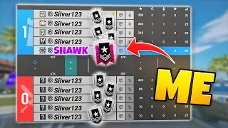 I Put a Champion SMURF in SILVER to Test How Bad Smurfing Actually Is In Rainbow Six Siege