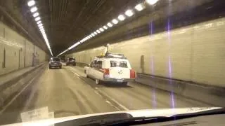 "The Pittsburgh Ecto-1" in Squirrel Hill Tunnel, Pgh, PA