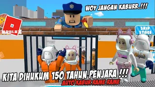 KABUR DARI PENJARA (new) Escape Prison Obby! ROBLOX INDONESIA Ft najaib & NafFidela Squad