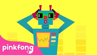 🤖Un Robot Carré | Comptine à Apprendre les Formes | Pinkfong ! Chansons pour Enfants