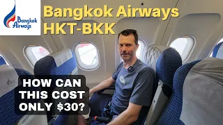 Bangkok Airways - Phuket to Bangkok #bangkokairways #airlinereview #thailand