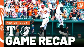 Rangers vs. Orioles Game Recap (5/28/23) | MLB Highlights | Baltimore Orioles