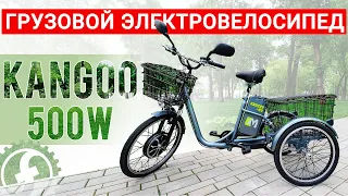 Грузовой трехколесный электровелосипед с корзинами | E-motions Kangoo-ru 500W