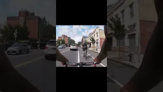 Nearly hit by car (riding fixed gear)