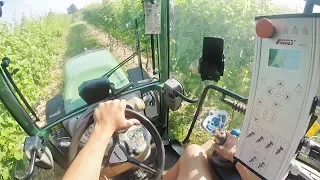 Cab View - Fendt 210 F + Atomizzatore a recupero FRIULI Drift Recovery 2000