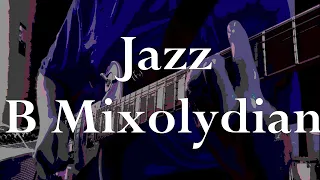 Jazz GUITAR Backing Track (B Mixolydian)