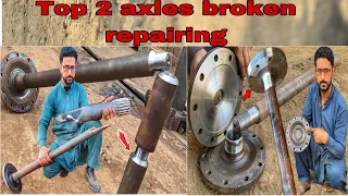 Top 2 axle repair how we did that in one video you can tell we made a strong joint