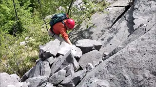 Apuane : Cresta Est M.Focoletta (parte bassa)  13 maggio 2024