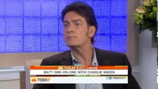 Charlie Sheen to Matt Lauer   There's always a chance to fix things