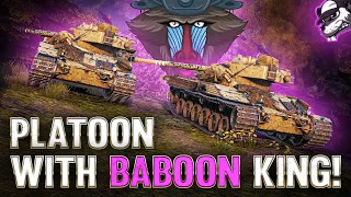 Platoon with the Baboon King Skill4LTIU [World of Tanks - Gameplay - Deutsch - Highlights]
