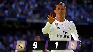 Real Madrid vs Granada 9-1 All Goals Full Highlights 05-04-2015 HD