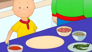 Caillou Fait une Pizza | Les Nouvelles Aventures de Caillou | Caillou en Français