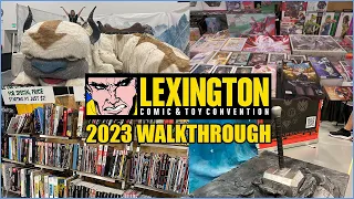 Lexington Comic & Toy Con 2023 WALKING TOUR | Comics | Graphic Novels | Cosplay