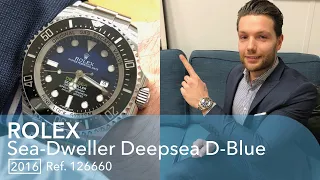 🔵 Rolex Sea-Dweller Deepsea D-Blue Ref. 116660 (S1E28) - L'avis de Dimitri avec cette Rolex XXL