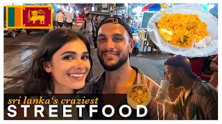 CRAZY SRI LANKAN STREET FOOD in Colombo 🇱🇰 | OUR FIRST EXPERIENCE #35