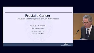 Prostate Cancer: Evaluation and Management of Low Risk Disease