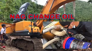 CHANGE OIL”PAANO MAGPALIT NG LANGIS NG MAKINA NG BAKHO