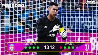 PES 2020 | goalkeeper MO SALAH vs goalkeeper C.RONALDO | Penalty Shootout | Liverpool vs Juventus
