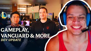 TYLER1 REACTS TO GAMEPLAY, VANGUARD & MORE | DEV UPDATE