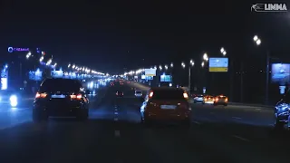 BMW X5M vs ML63 Moscow street racing