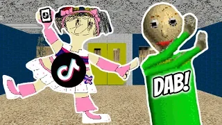 BALDI LOVES TO DAB AND PLAYTIME LOVES TIKTOK! | New Baldi's Basics Mod