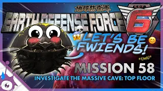 Earth Defense Force 6 - Mission 58 (English Version) - Investigate the Massive Cave: Top Floor - PS5