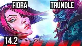 FIORA vs TRUNDLE (TOP) | 8/1/3, Godlike | NA Master | 14.2