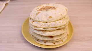 Пита лепешки-кармашки для любой начинки.  Homemade pita bread, simple and easy.