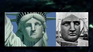 The Statue of Liberty is a MAN dressed as a woman. Transgender castrated wife of Baal  NIMROD ISHTAR