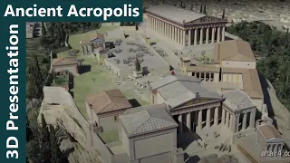 Ancient Acropolis 3D presentation, Athens, Greece
