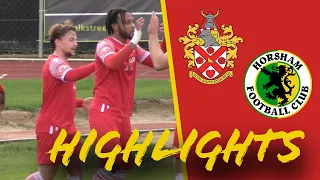 BACK IN LEAGUE ACTION | Hornchurch v Horsham Match Highlights | Isthmian Premier League 2022/23