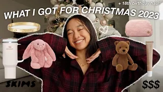 WHAT I GOT FOR CHRISTMAS (+18TH BIRTHDAY HAUL) | Vlogmas Day 25